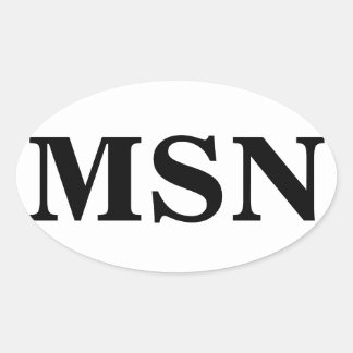 Adesivo Oval Mestre em Enfermagem