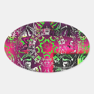 Adesivo Oval Meu Nome Não É Donna