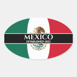 Adesivo Oval México criou o texto branco da bandeira mexicana 