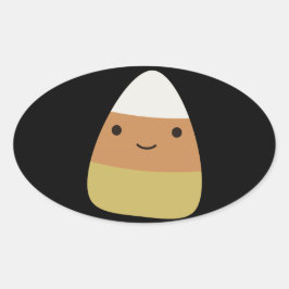 Adesivo Oval Milho doce