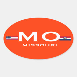 Adesivo Oval Missouri* European Oval Sticker