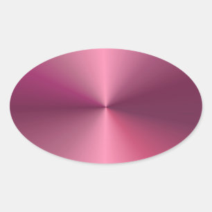 Adesivo Oval Modelo de Rosa Elegante Branco com Visual Metálico