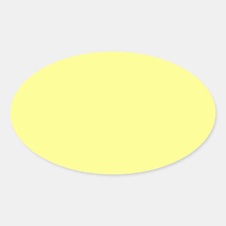 Adesivo Oval Modelo Vazio de fundo amarelo