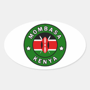 Adesivo Oval Mombasa Kenya