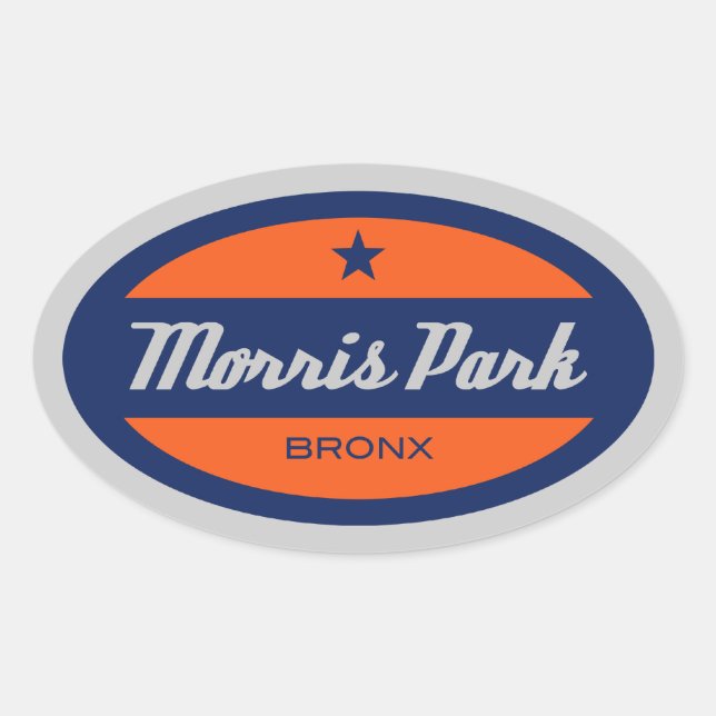 Adesivo Oval Morris Park (Frente)