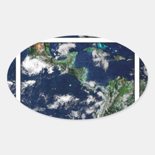 Adesivo Oval Mundo Aberto