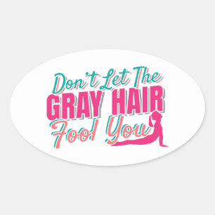 Adesivo Oval Não deixe a Cinza enganar você, Yoga.