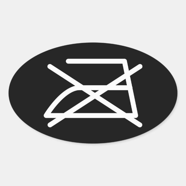 ADESIVO OVAL NÃO FERRO! (Frente)