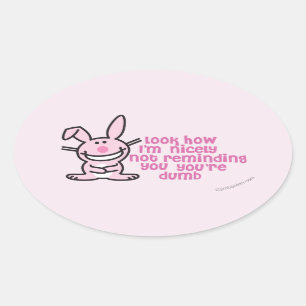 Adesivo Oval Não lembrando o