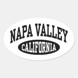 Adesivo Oval Napa Valley California