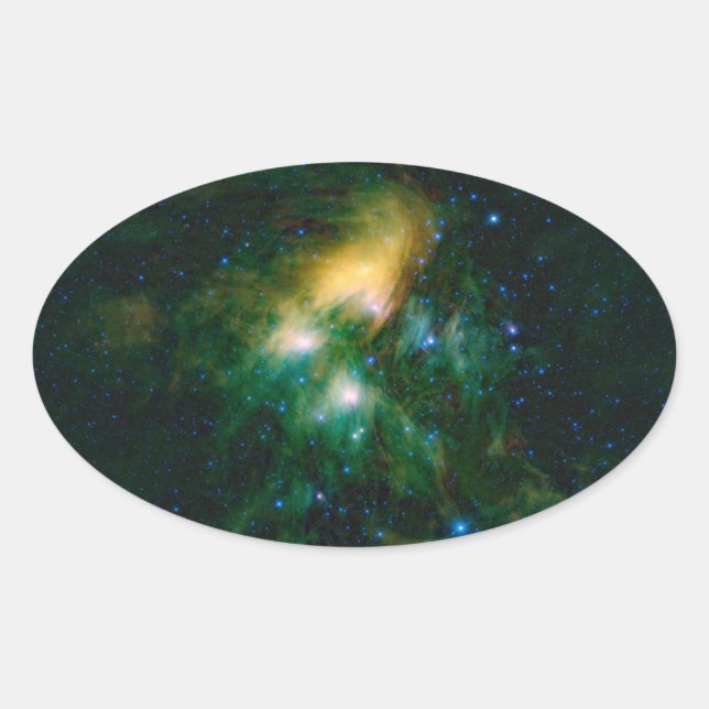 Adesivo Oval NASA Pleiades (Frente)