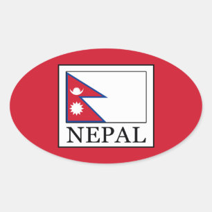 Adesivo Oval Nepal