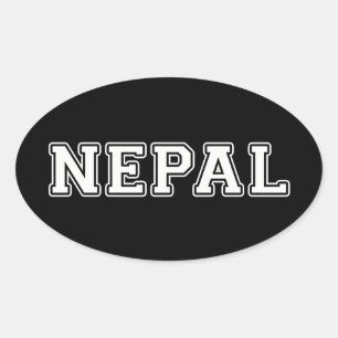 Adesivo Oval Nepal