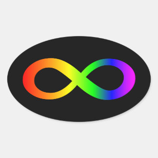 Adesivo Oval Neurodivergente