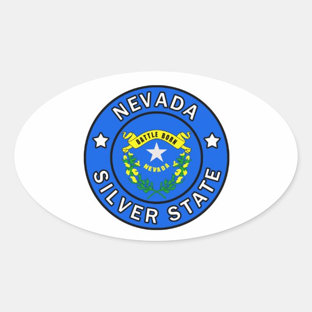 Adesivo Oval Nevada (Frente)