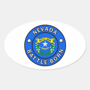 Adesivo Oval Nevada
