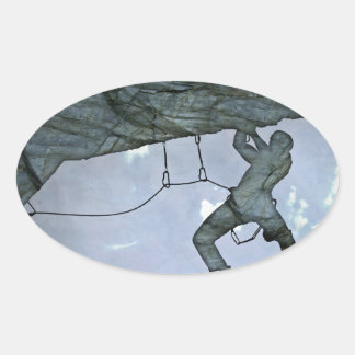 Adesivo Oval No céu