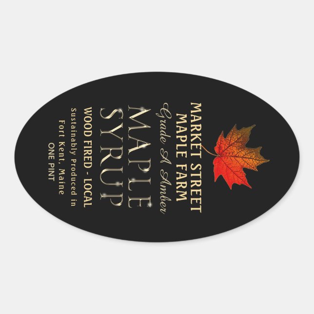 Adesivo Oval Nome do Estado: Preto-arbusto cartográfico produzi (Frente)