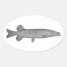 Adesivo Oval Norte Pike