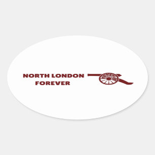 Adesivo Oval North London Forever