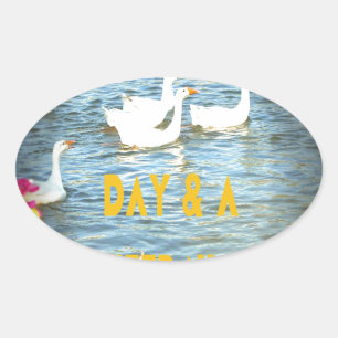 Adesivo Oval Nós sempre deixamos nossos clientes felizes e sati