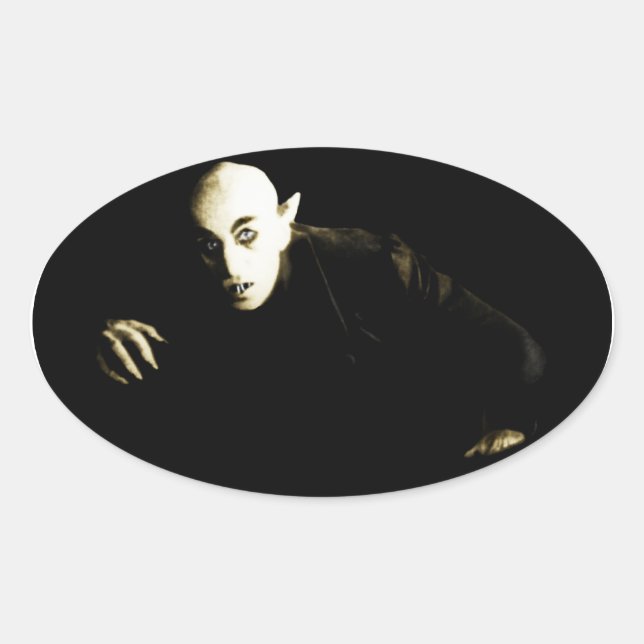 Adesivo Oval Nosferatu Stickers (Frente)