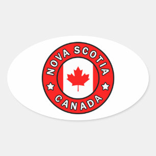 Adesivo Oval Nova Escócia Canadá
