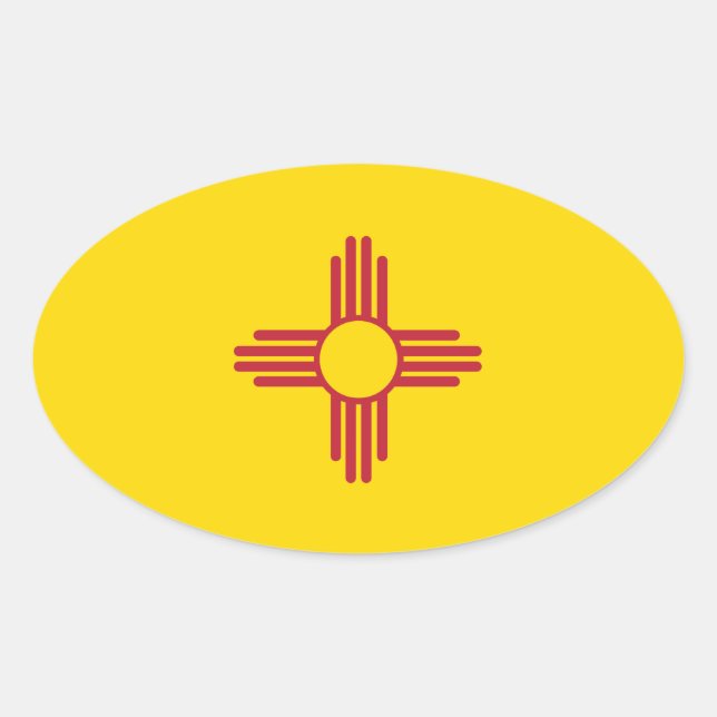 ADESIVO OVAL NOVO MÉXICO (Frente)
