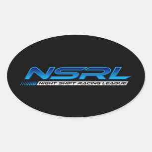 Adesivo Oval NSRL - Vinheta Oval