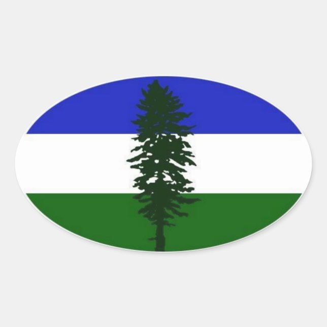 Adesivo Oval O autocolante Doug (Frente)