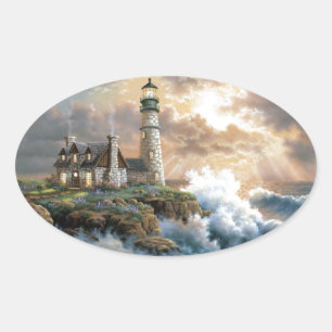 Adesivo Oval O Farol