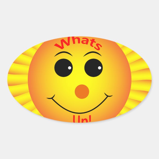 Adesivo Oval O Que Foi! (Frente)