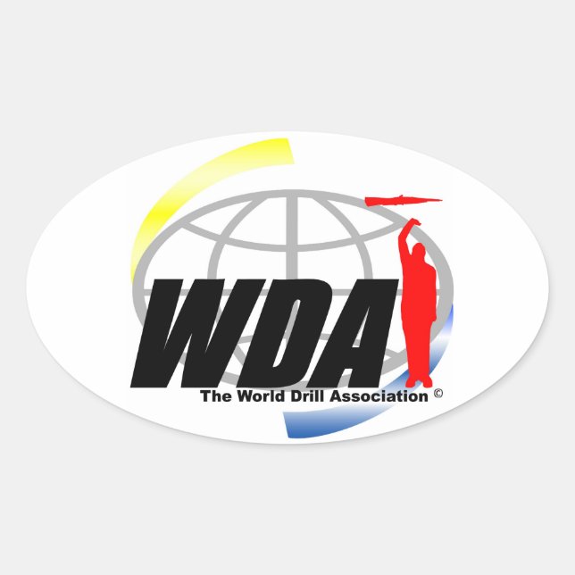 Adesivo Oval O World Drill Association Sticker (Frente)