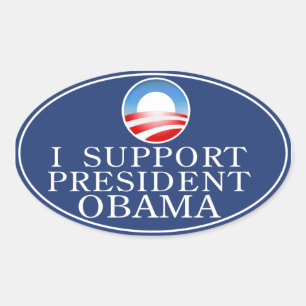 Adesivo Oval Obama Sticker