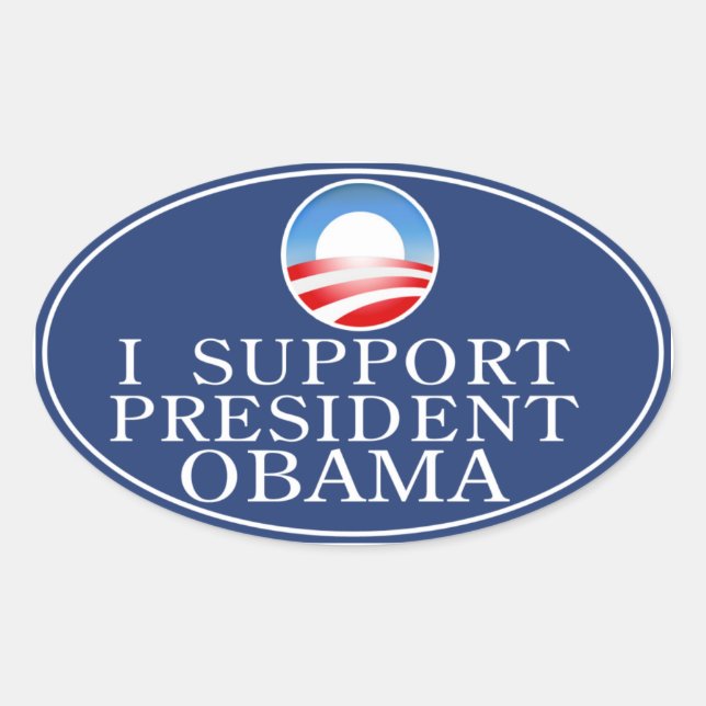 Adesivo Oval Obama Sticker (Frente)