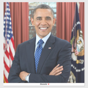 Adesivo Oval Office Portrait, Obama Barack Presidente dos