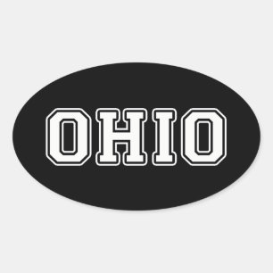 Adesivo Oval Ohio