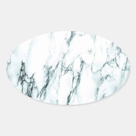 Adesivo Oval Olho de Mármore Verde