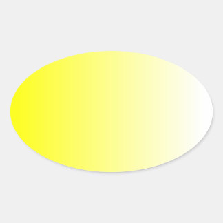 Adesivo Oval Ombre Amarelo