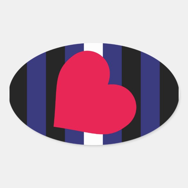 Adesivo Oval Orgulho de Couro (Frente)