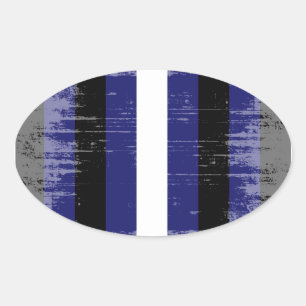 Adesivo Oval Orgulho de Couro Vintage