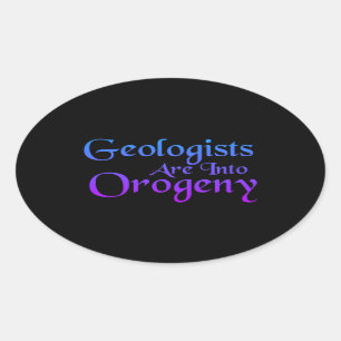 Adesivo Oval Orogeny Sticker