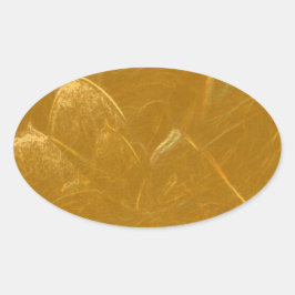 ADESIVO OVAL OURO LOTUS2