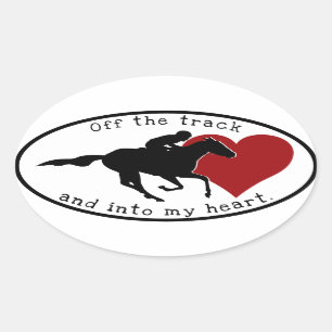 Adesivo Oval Oval Off the Track Sticker