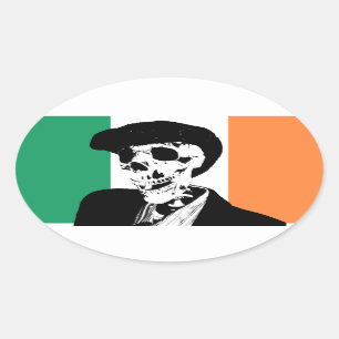 Adesivo Oval Oval pequeno da janela de Pogue da almofada