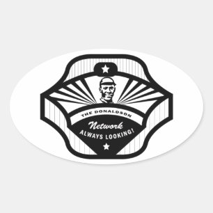 Adesivo Oval Oval Sticker da Rede Donaldson