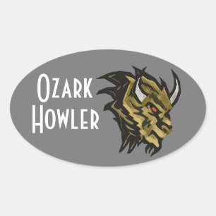 Adesivo Oval Ozark Howler
