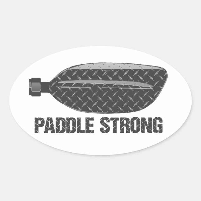 Adesivo Oval Paddle Strong (Frente)