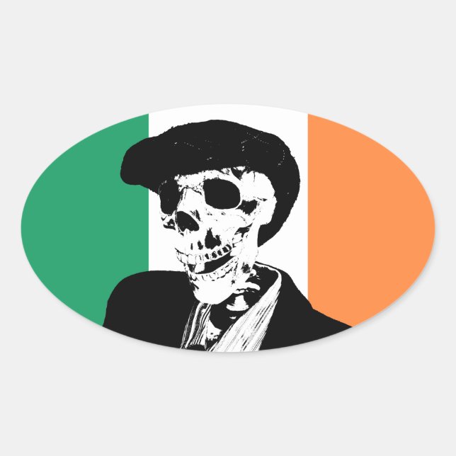 Adesivo Oval Paddy Pogue Pequeno Oval (Frente)