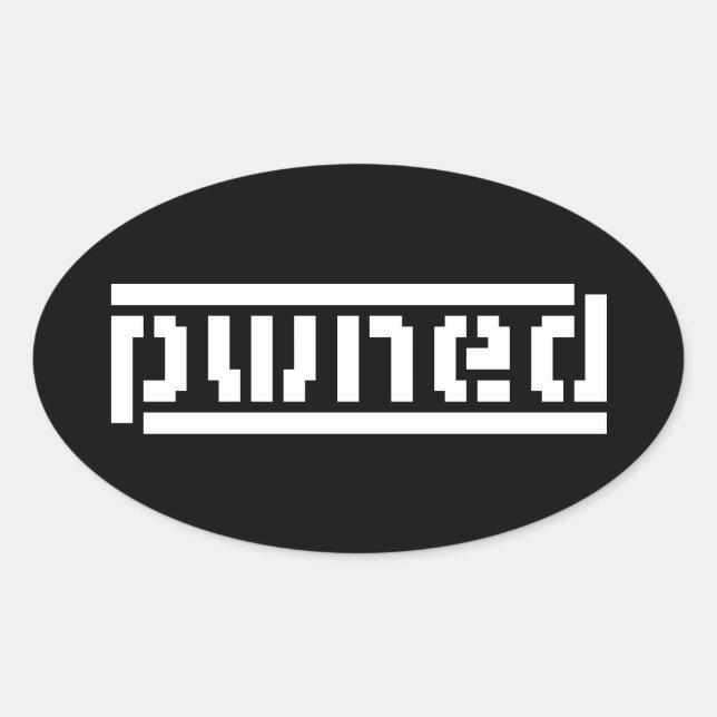 Adesivo Oval pântano (Frente)